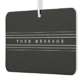 Ihr benutzerdefinierter Text und moderne Streifen Autolufterfrischer (Links)