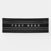 Ihr benutzerdefinierter Text und moderne Streifen Banner (Horizontal)