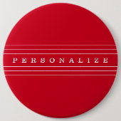 Ihr benutzerdefinierter Text und moderne Streifen  Button (Vorderseite)