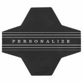 Ihr benutzerdefinierter Text und moderne Streifen  Fußball (Flach)