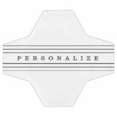 Ihr benutzerdefinierter Text und moderne Streifen Fußball (Flach)