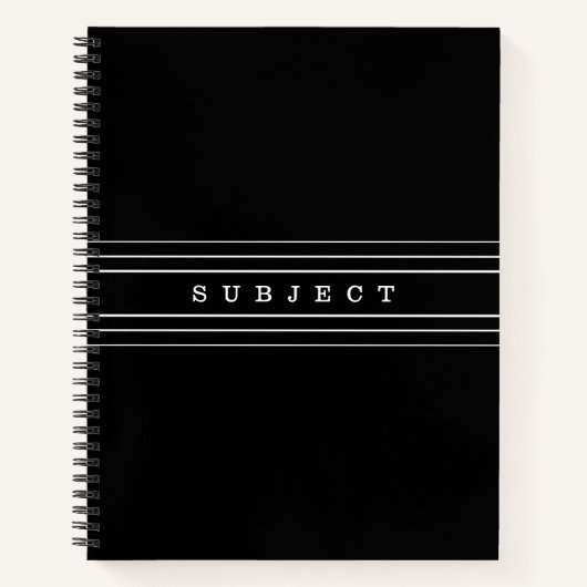 Ihr benutzerdefinierter Text und moderne Streifen Notizblock (Vorderseite)