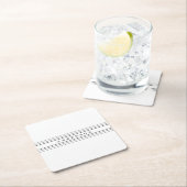 Ihr benutzerdefinierter Text und moderne Streifen Rechteckiger Pappuntersetzer (Vor Ort)