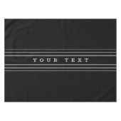 Ihr benutzerdefinierter Text und moderne Streifen Tischdecke (Vorderseite (Horizontal))