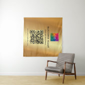 Ihr benutzerdefinierter Text-Upload Firmenlogo Gol Wandteppich (Beispiel (Horizontal))