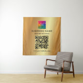 Ihr benutzerdefinierter Text-Upload Firmenlogo Gol Wandteppich (Beispiel)