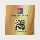 Ihr benutzerdefinierter Text-Upload Firmenlogo Gol Wandteppich (Vorderseite)