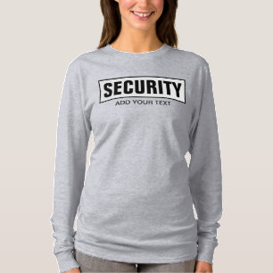 Ihr benutzerdefinierter Textvorlage Damen Langarm T-Shirt