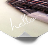 Ihr benutzerdefiniertes 8" x 10" Hallo Jahr Poster (Ecke)