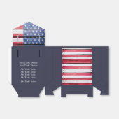 Ihr benutzerdefiniertes amerikanisches Flag-Fahnen Geschenkschachtel (Ungefaltet)