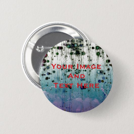 Ihr benutzerdefiniertes Bild und Text Personalisie Button (Vorne & Hinten)