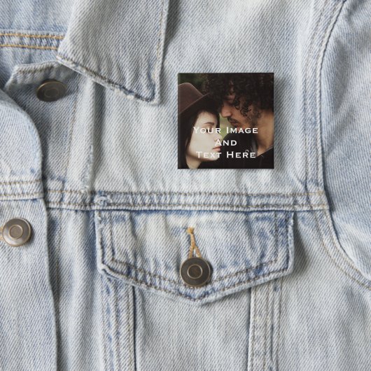 Ihr benutzerdefiniertes Bild und Text Personalisie Button (Beispiel)