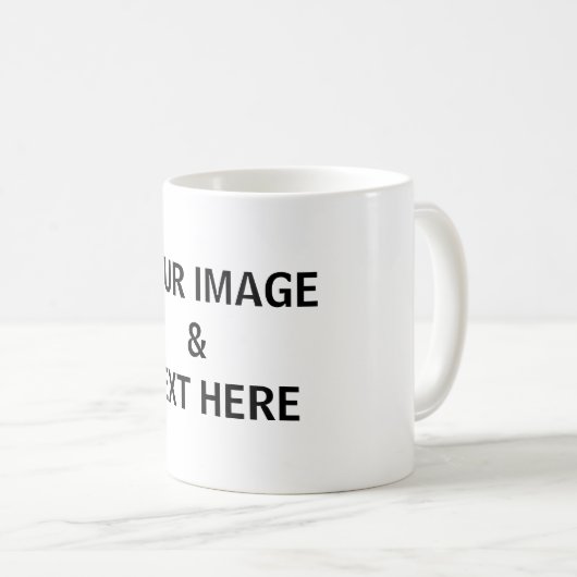 Ihr benutzerdefiniertes Bild und Text Personalisie Kaffeetasse (VorderseiteRechts)