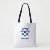 Ihr benutzerdefiniertes Boot oder Namens-Schiffs-S Tasche (Vorderseite)