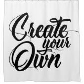 Ihr benutzerdefiniertes Design - Duschvorhang (Vorderseite)