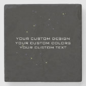 Ihr benutzerdefiniertes Design - Steinuntersetzer (Vorderseite)