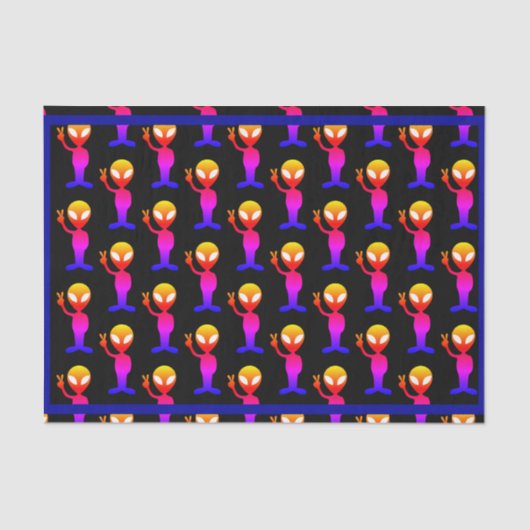 Ihr benutzerdefiniertes Farbzeichen SciFi Rainbow Seidenpapier (Vorderseite)