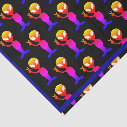 Ihr benutzerdefiniertes Farbzeichen SciFi Rainbow  Seidenpapier (Ausschnitt)