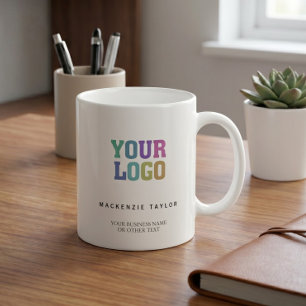 Ihr benutzerdefiniertes Firmenlogo personalisiert Kaffeetasse