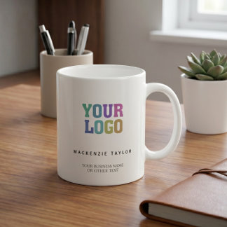 Ihr benutzerdefiniertes Firmenlogo personalisiert Kaffeetasse