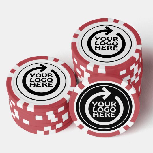 Ihr benutzerdefiniertes Firmenlogo Pokerchips (Stapel)