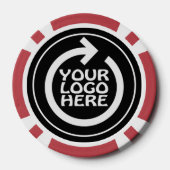 Ihr benutzerdefiniertes Firmenlogo Pokerchips (Rückseite)