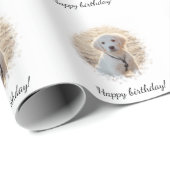 Ihr benutzerdefiniertes Foto in Round-Frame-Vorlag Geschenkpapier (Rolleneckpunkt)