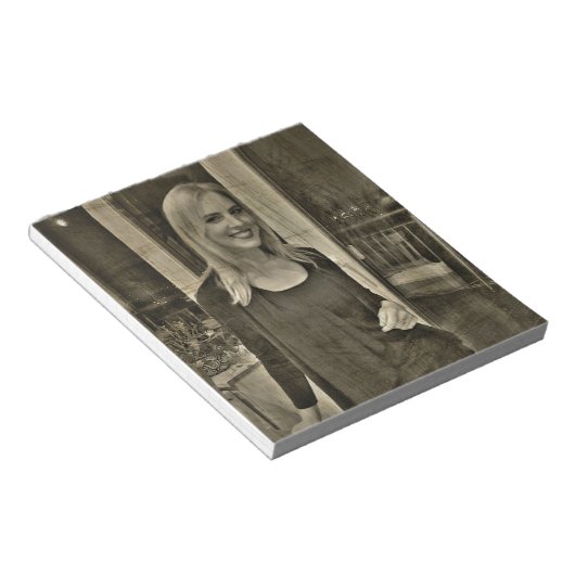 Ihr benutzerdefiniertes Foto Notizblock (angewinkelt)