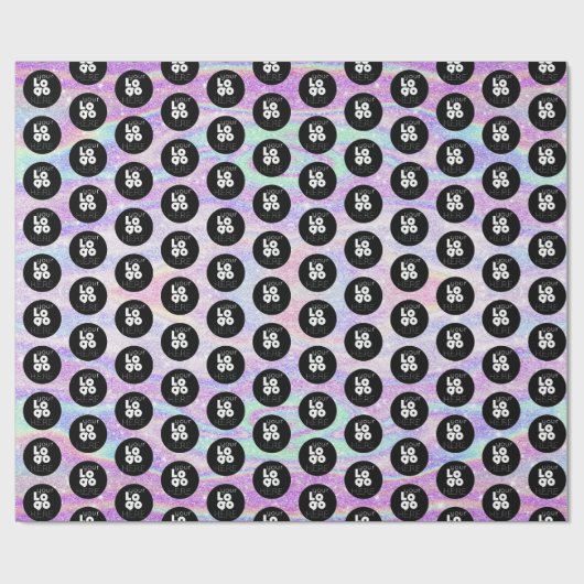 Ihr benutzerdefiniertes Glitzer-Wrapper Geschenkpapier (Flach)