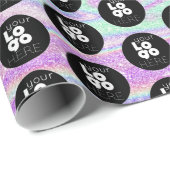 Ihr benutzerdefiniertes Glitzer-Wrapper Geschenkpapier (Rolleneckpunkt)