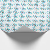 Ihr benutzerdefiniertes Logo | Bild ganz Gemustert Geschenkpapier (Ecke)