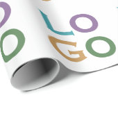 Ihr benutzerdefiniertes Logo oder Bild Geschenkpapier (Rolleneckpunkt)