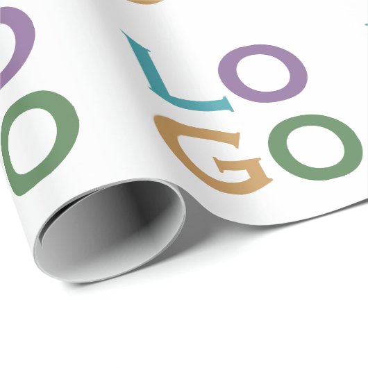 Ihr benutzerdefiniertes Logo oder Bild Geschenkpapier (Rolleneckpunkt)