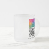Ihr benutzerdefiniertes Logo QR-Code modernes Temp Mattglastasse (VorderseiteRechts)