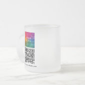 Ihr benutzerdefiniertes Logo QR-Code modernes Temp Mattglastasse (Vorderseite Links)