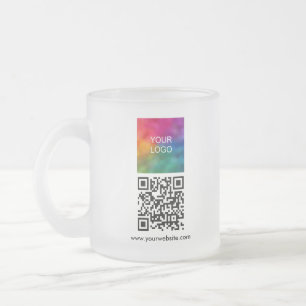 Ihr benutzerdefiniertes Logo QR-Code modernes Temp Mattglastasse