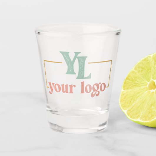 Ihr benutzerdefiniertes Logo Schnapsglas (Vorderseite)