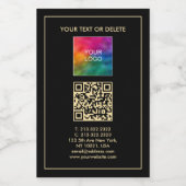 Ihr benutzerdefiniertes QR-Code-Text Hochladen des Weinetikett (Einzelnes Label)