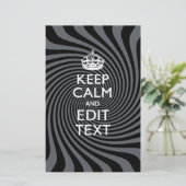 Ihr benutzerdefiniertes, ruhiges Sprichwort auf sc Briefpapier (Stehend Vorderseite)