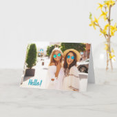 Ihr benutzerdefiniertes vollständiges Foto Karte (Gelbe Blume)