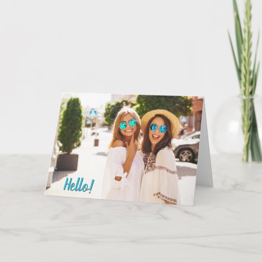 Ihr benutzerdefiniertes vollständiges Foto Karte (Vorderseite)