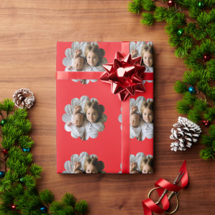 Ihr benutzerdefiniertes Weihnachtsfoto Geschenkpapier