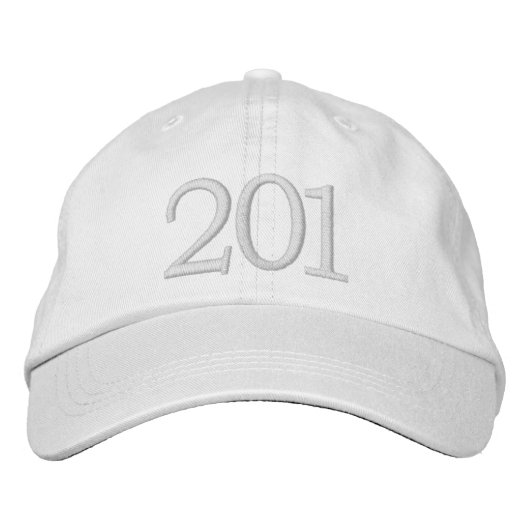 Ihr Bereichscode Personalisiert Bestickte Baseballkappe (Vorderseite)