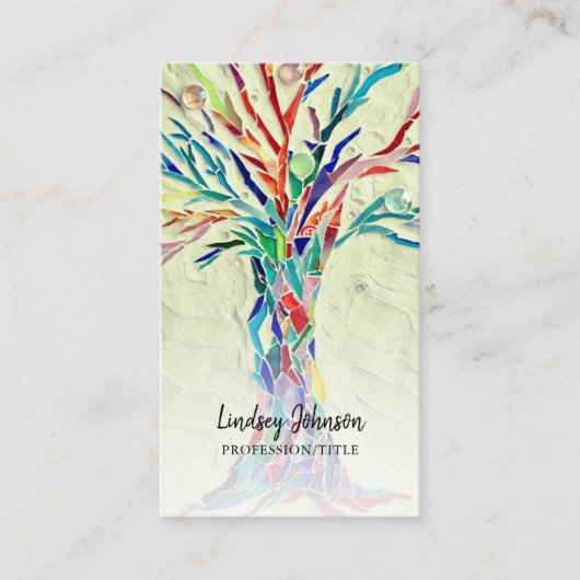 Ihr Beruf grün Visitenkarte (Vorderseite)