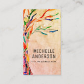 Ihr Beruf QR Code Terracotta Visitenkarte (Vorderseite)