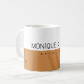 ihr beruflicher (Architekt) Halbholz Kaffeetasse (Vorderseite Links)