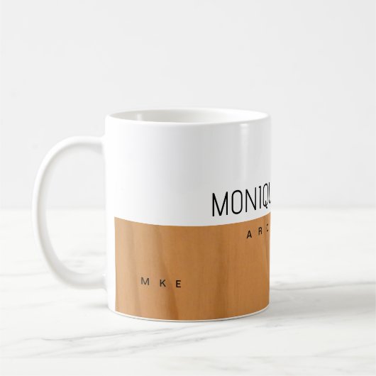 ihr beruflicher (Architekt) Halbholz Kaffeetasse (Links)