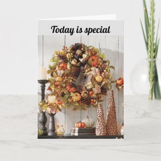 IHR "BESONDERER NOVEMBER" GEBURTSTAG! KARTE (Vorderseite)