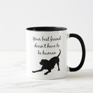 Ihr bester Freund Inspiration Hundekonzept Kunst Tasse