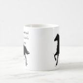 Ihr bester Freund Inspiration Pferdeziffer Kunst Kaffeetasse (Mittel)